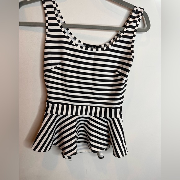 Bebe Peplum tank top - Picture 4 of 7